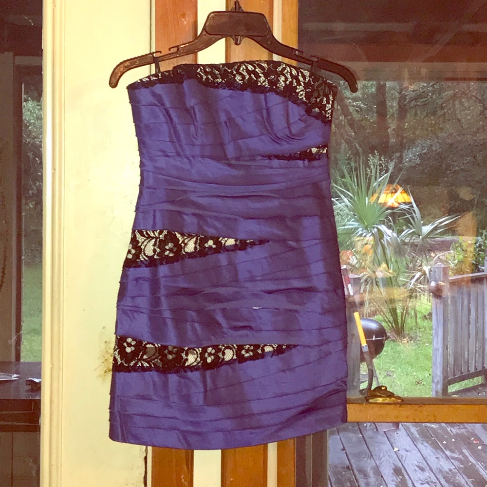 Bebe Strapless Cocktail Dress